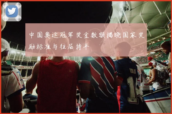 中国奥运冠军奖金数额揭晓国家奖励标准与往届持平