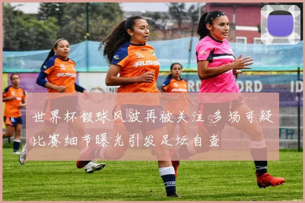 世界杯假球风波再被关注 多场可疑比赛细节曝光引发足坛自查